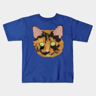 Tortoiseshell Cat Kids T-Shirt